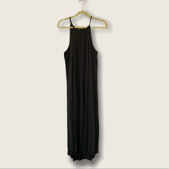 Black Halter Hi-Low Dress - Picture 1 of 3